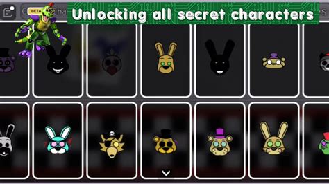 fredbears mega roleplay secret characters|How to unlock ALL OF THE SECRET CHARACTERS.